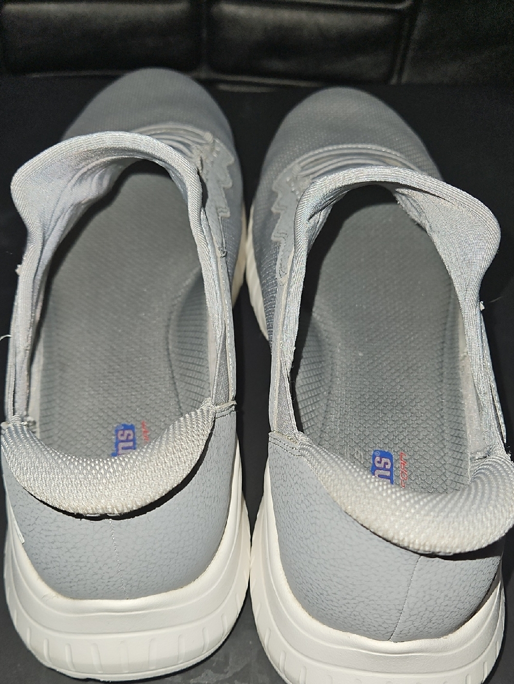 Skechers GOwalk Slip-On Sneakers in Light Gray Size 13 - Picture 6 of 13